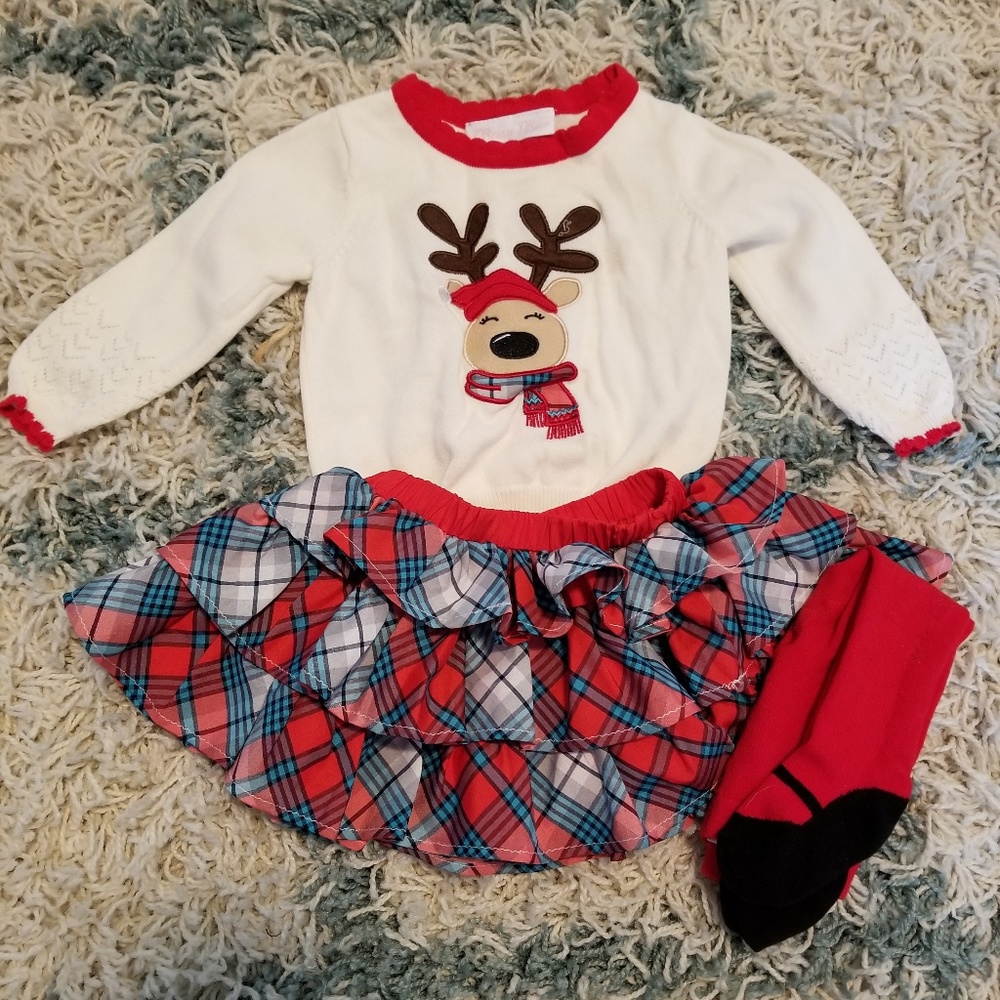 Christmas Outfit 12 Mths.